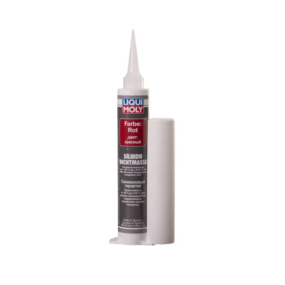Силиконовый герметик (красный) Silicon-Dichtmasse rot (0,08л) LIQUI MOLY 7642