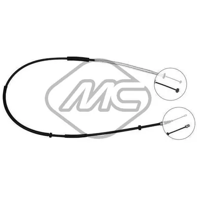 Трос ручника FIAT STILO ALL DX-RH Metalcaucho 81337