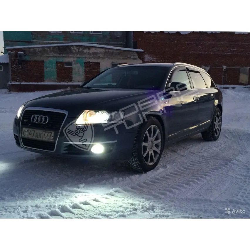 Дефлектора окон Audi A6 Avant (4FС6) 2005-2011 Cobra tuning A12705