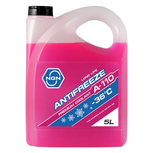 Антифриз NGN A-110 готовый -36 розовый 5 л V172485936