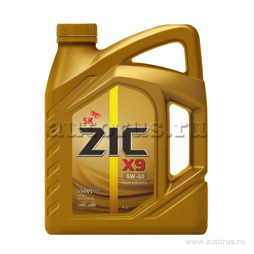 Масло моторное ZIC X9 5W-40 синтетическое 4 л 162902