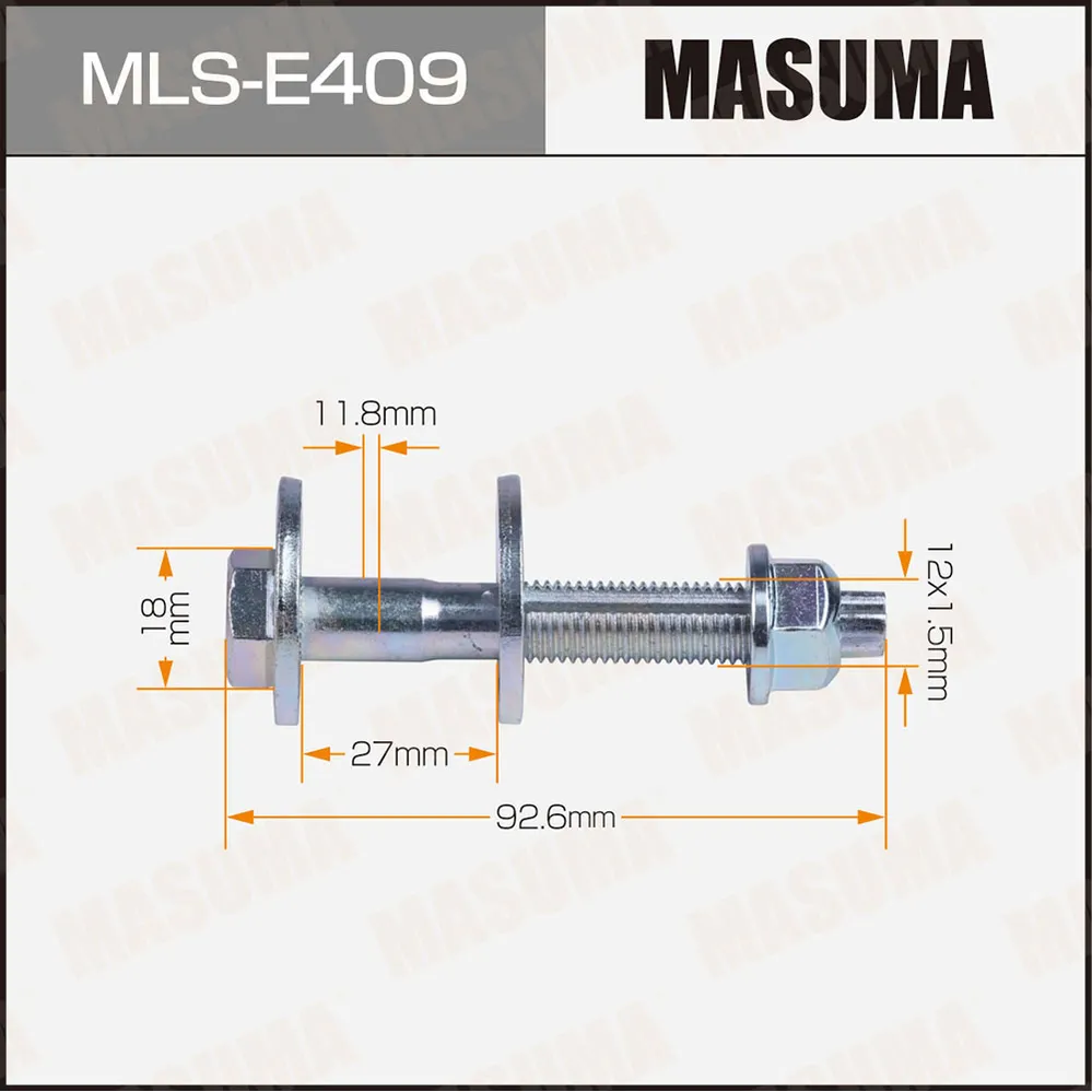 Болт эксцентрик VAG MASUMA MLSE409