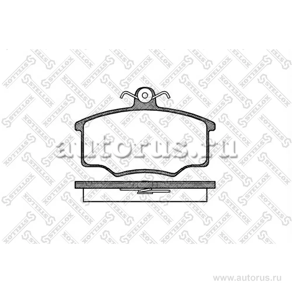 Колодки дисковые п. Audi 80 1.8/2.0 84-86 STELLOX 057 020-SX