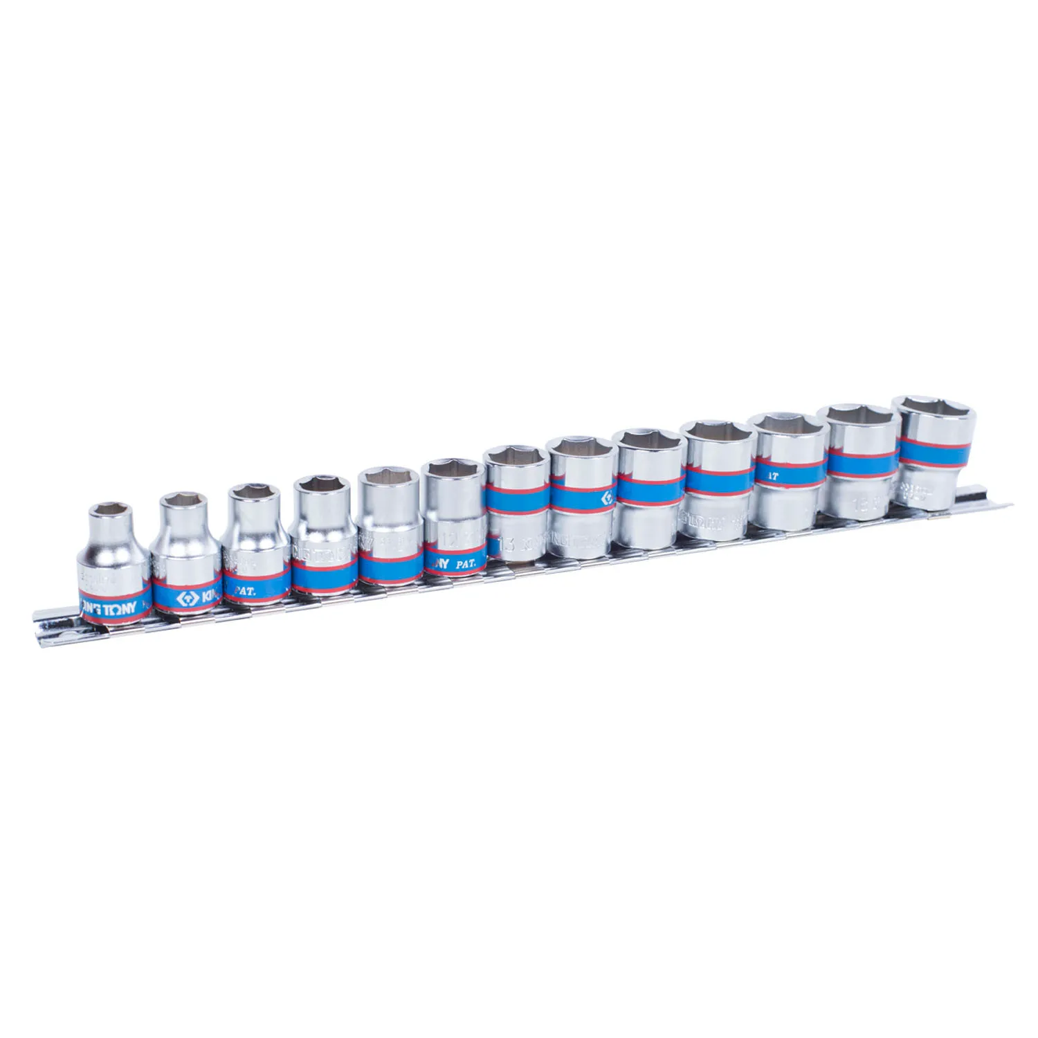 Набор торцевых головок 3/8, шестигранные, 6-19 мм, 13 предметов KING TONY 3513MR