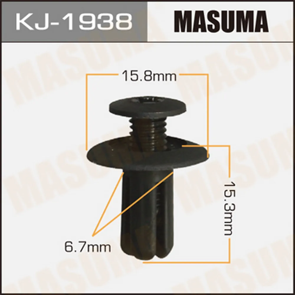 Клипсаsubaru impreza, legacy 9707 MASUMA kj1938