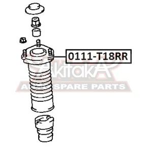 Опора амортизатора ASVA 0111-T18RR