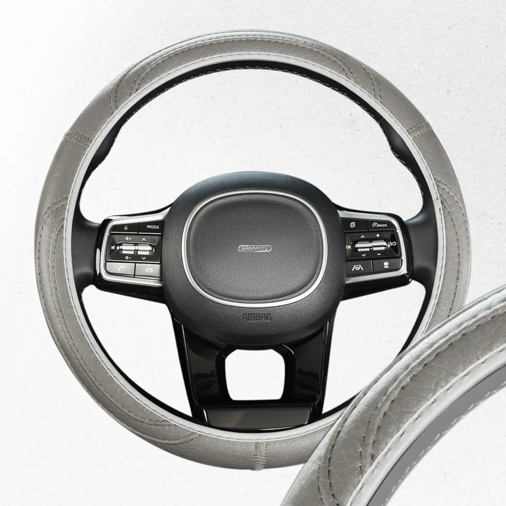 Оплетка Standart-3 М Серая экокожа, SKYWAY SKYWAY S01102484
