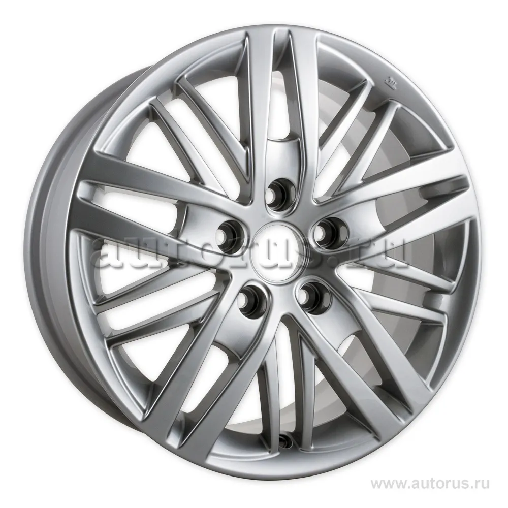 Диск литой R16 7J 5x114.3/67.1 ET45 КИК Fencer блэк платинум 67772