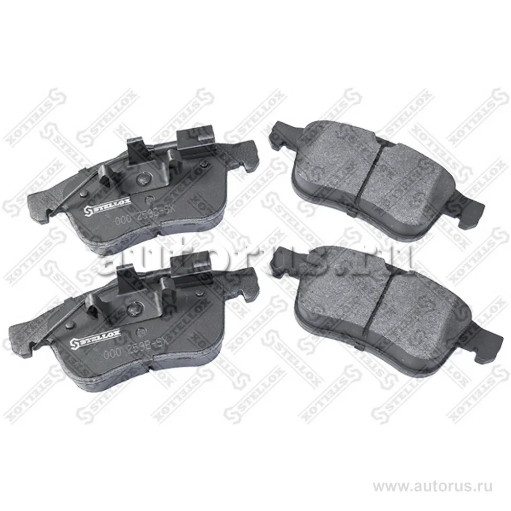 Колодки дисковые п. с антискр. пл. Fiat Doblo/Multijet 1.4/1.3D/2. STELLOX 000 259B-SX