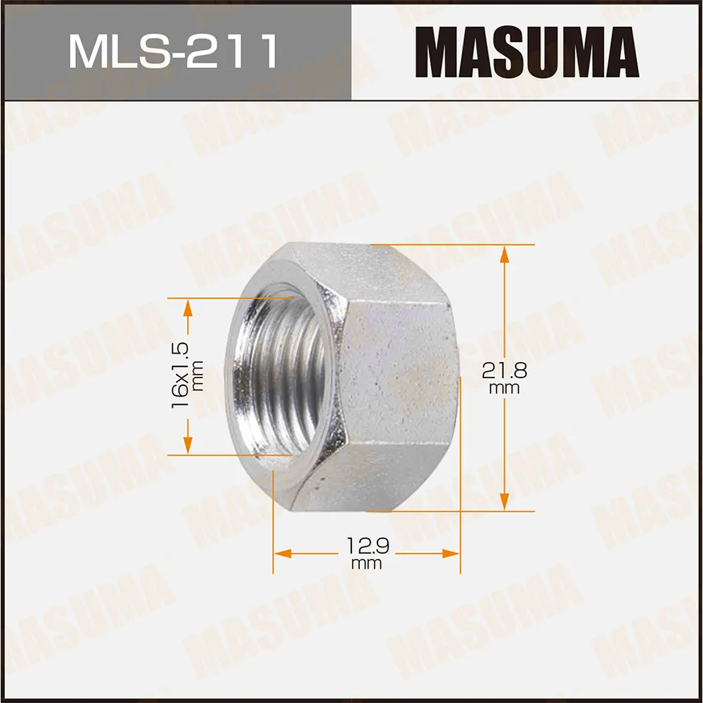 Гайка колесная TOYOTA (TRUCK) MASUMA MLS211