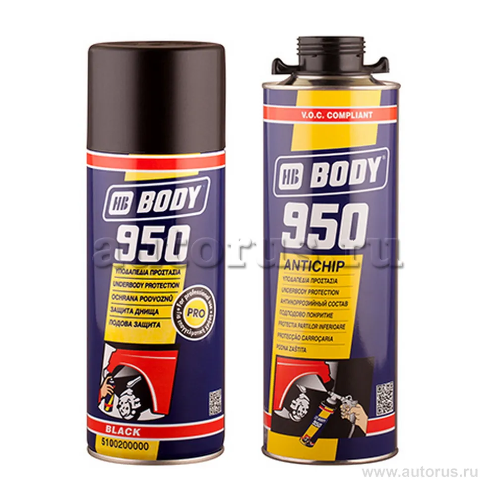 Аэрозольный антикор. состав Body 950 (сер.) (0,4л) BODY 5100700000