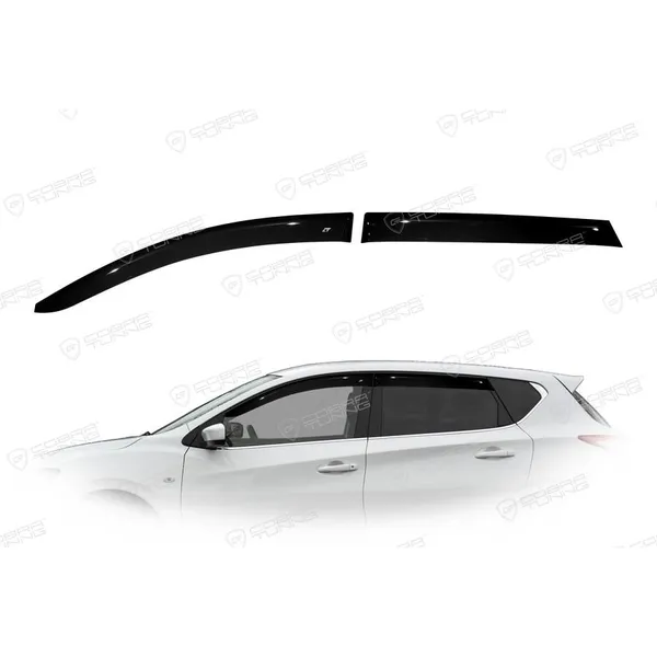 Дефлектора на окна Nissan Tiida Hb (C12) 2015EuroStandard деф.окон Cobra Tuning NE15215