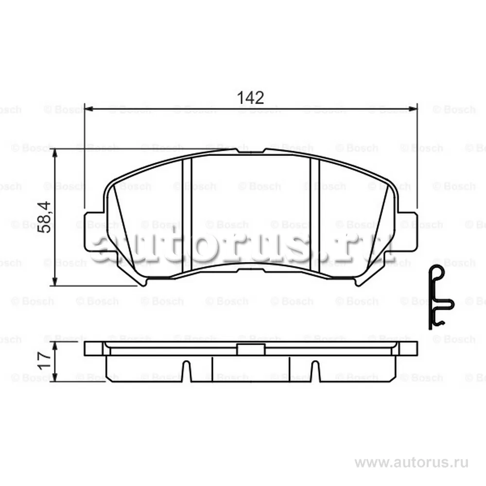 Колодки тормозные NISSAN QASHQAI 1.62.0 07-X-TRAIL 07- передние