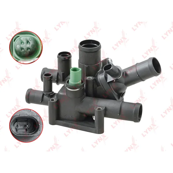 Термостат 105С (пл. корпус, прокладка, датчик) LYNXauto CT-2434