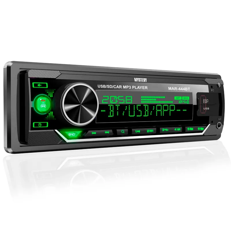 Автомагнитола MYSTERY MAR-444BT ,BT, USB , microSD-слот, AUX IN, 8 вариантов подсветки MYSTERY MYSTERY MAR-444BT