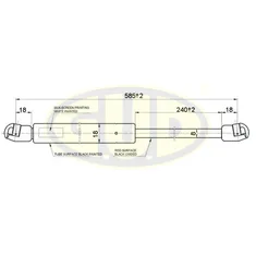 АМОРТИЗАТОР БАГАЖНИКА FRD FOCUS II TURNIER (DAW_) 11/04- 420N L=585/240MM G.U.D GGS020257