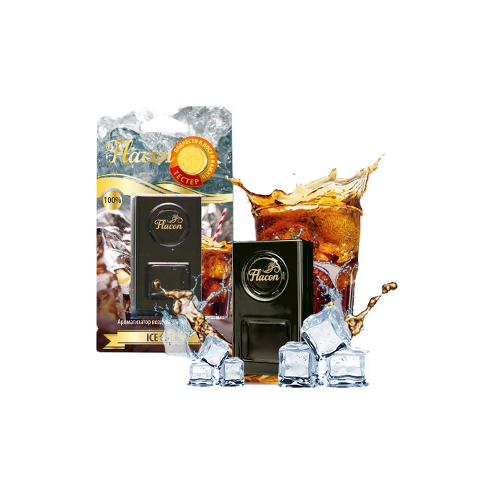 Ароматизатор Flacon на дефлектор ice cola Fouette FL-12