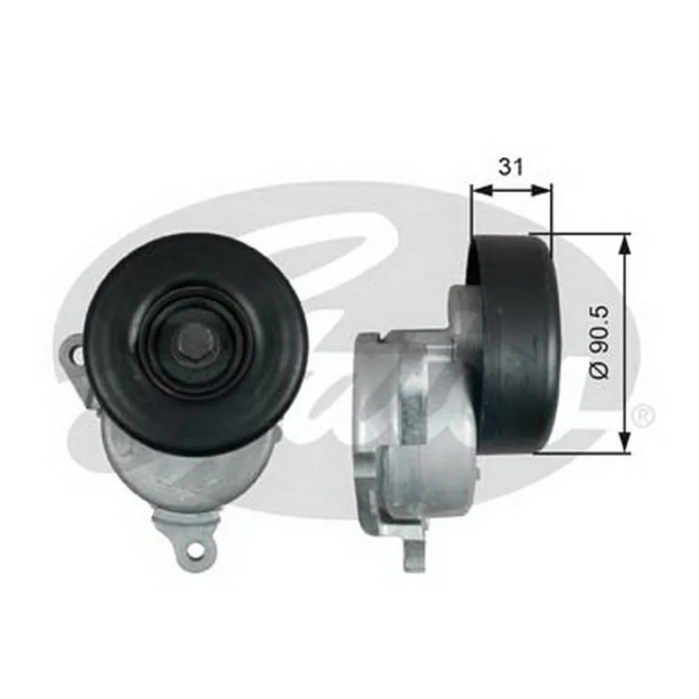 Натяжитель руч ремня с роликом GATES T38480