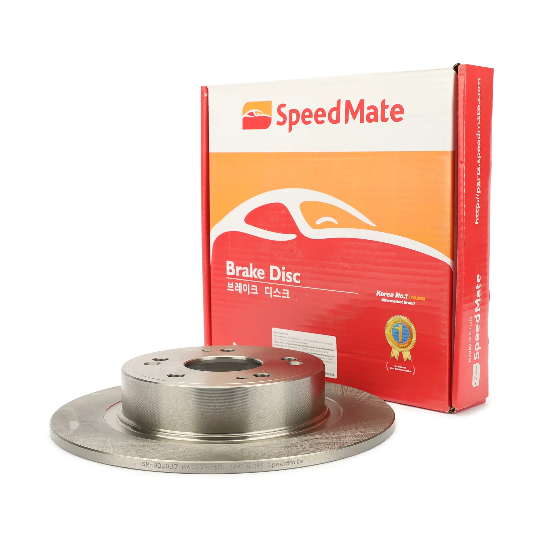 Диск тормозной задний HONDA ACCORD VIII(CP,CU,CW ),CIVIC VIII (FD,FA) SPEEDMATE SM-BDJ037
