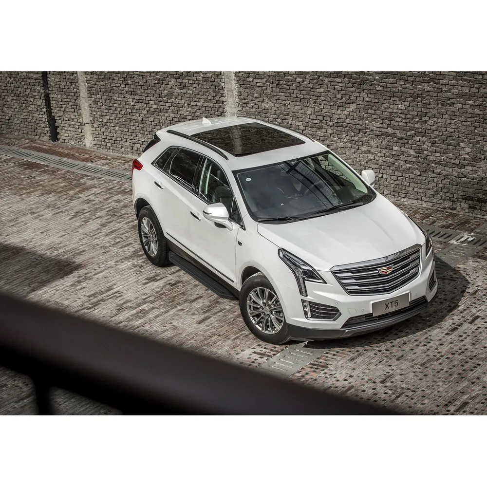 Порог-площадка Premium-Black A193ALB + комплект крепежа, RIVAL, Cadillac XT5 2017- Cadillac XT5 A193ALB.0801.1