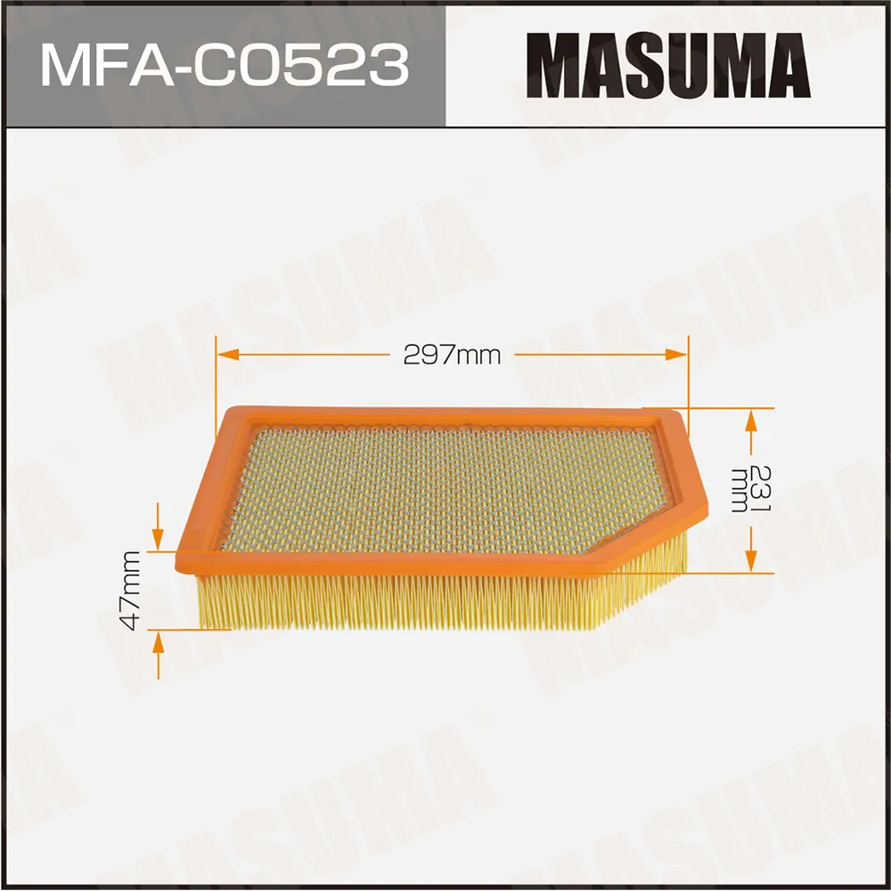 Воздушный фильтр JAC T8 PRO (1/20) MASUMA MFAC0523