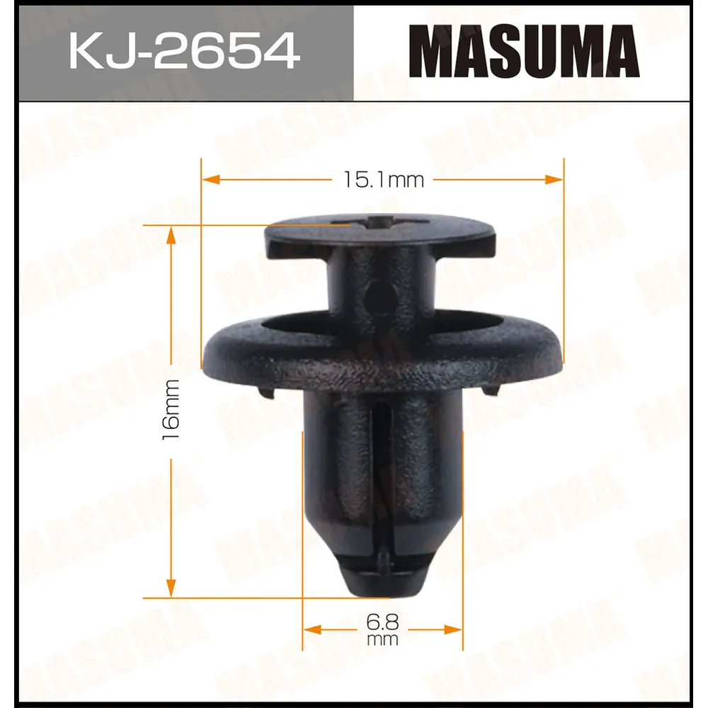 Клипса SUBARU EXIGA -15 MASUMA KJ2654