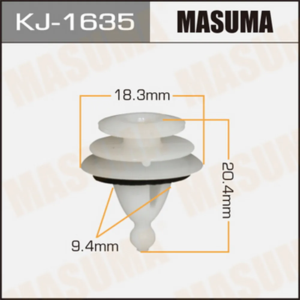 Клипса автомобильная MASUMA KJ-1635