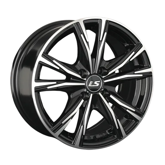 Диск литой R15 6.5J 4x100/73.1 ET40 LS 787 BKF S035281