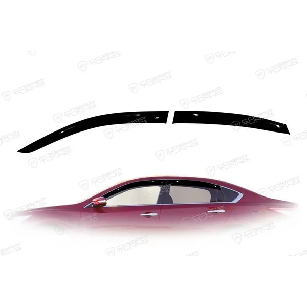 Дефлектора на окна Nissan Teana (L33) 2013EuroStandard деф.окон Cobra Tuning NE14713