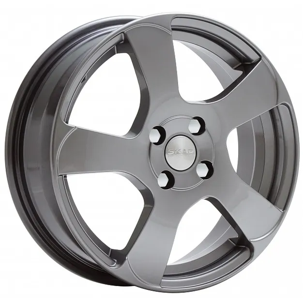 Диск литой R14 5.5J 4x98/58.6 ET35 СКАД Акула графит 1330027