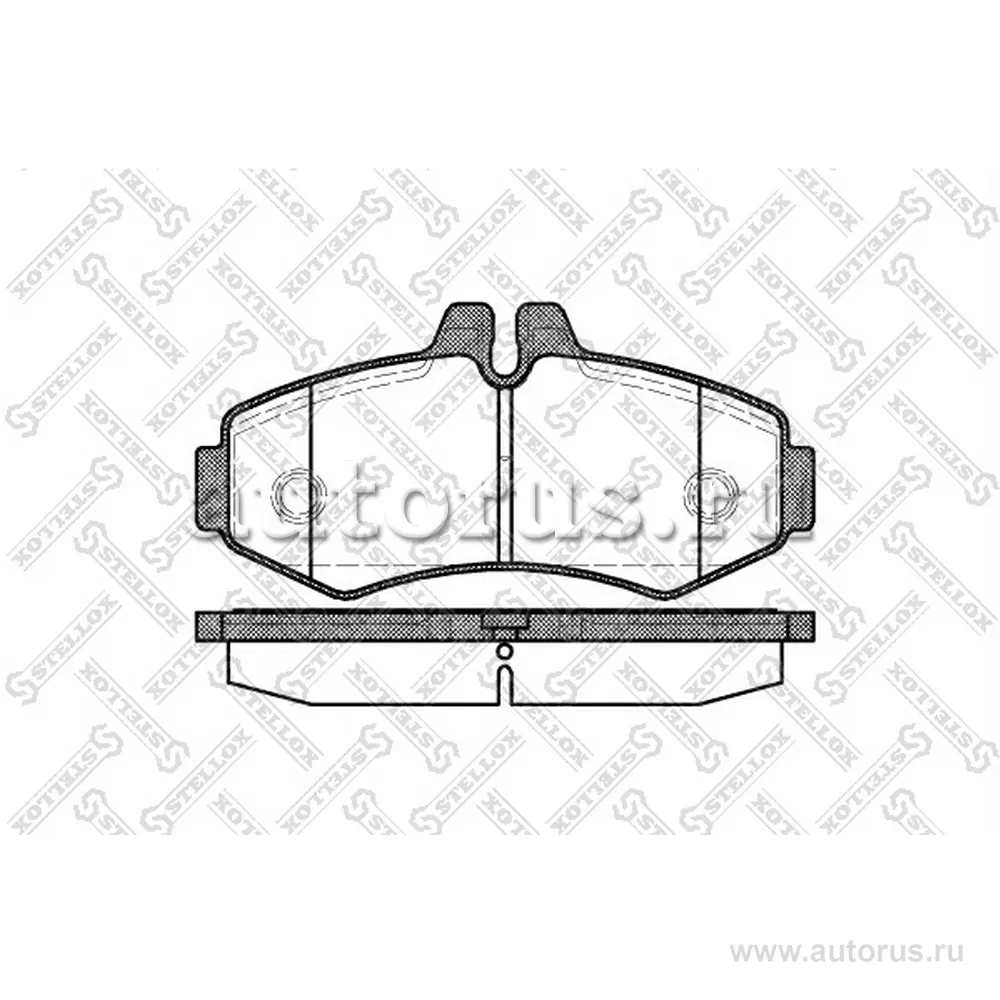 Колодки дисковые п. MB Vito 2.0i/2.3i/2 STELLOX 712000L_SX
