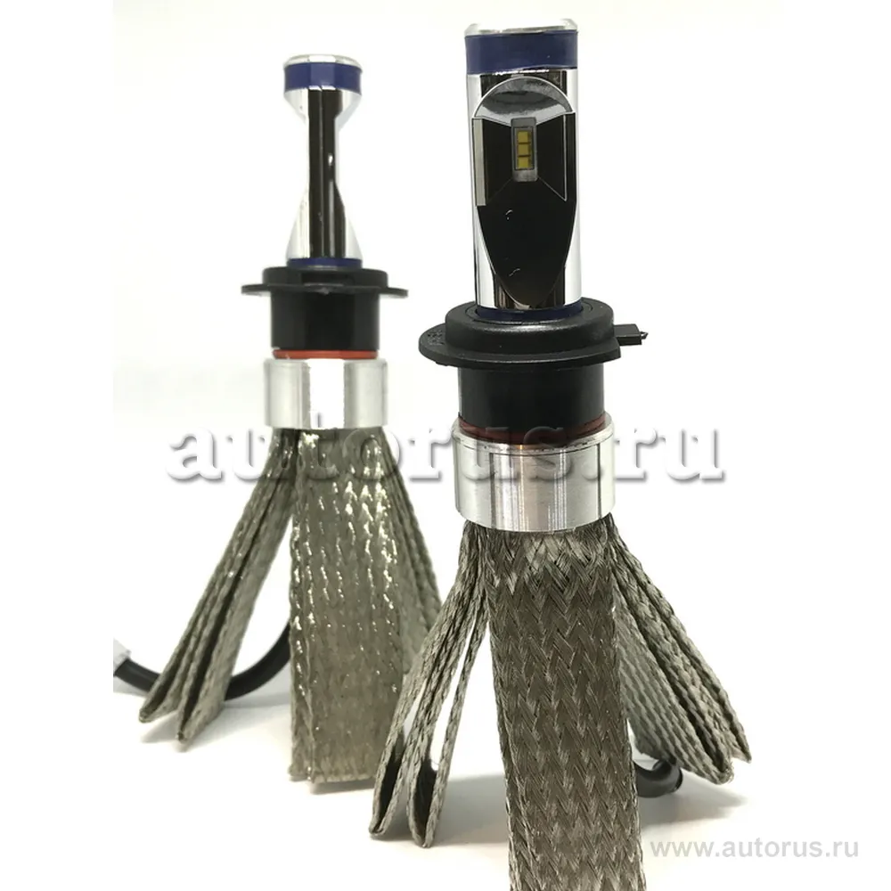 Лампа светодиодная 12V H7 25W PX26d 5000K EGOLIGHT 2 шт. картон SOL-1- H7