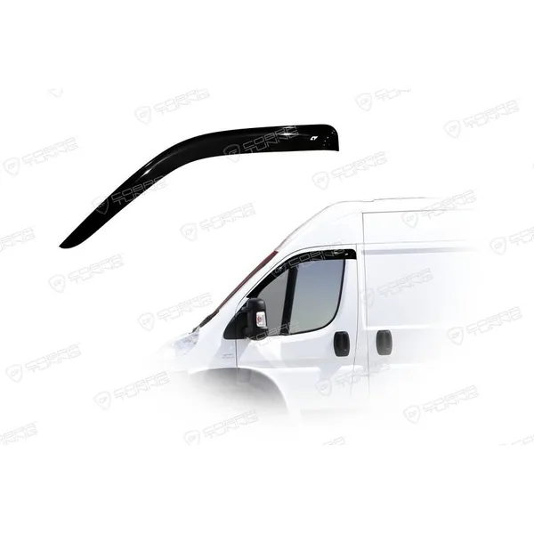 Дефлектора на окна Fiat Ducato 2007-2014EuroStandard деф.окон Cobra tuning FE21607