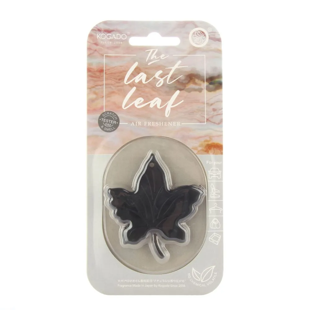 Ароматизатор полимерный Kogado The Last Leaf подвесной Black Ice KOGADO 3342