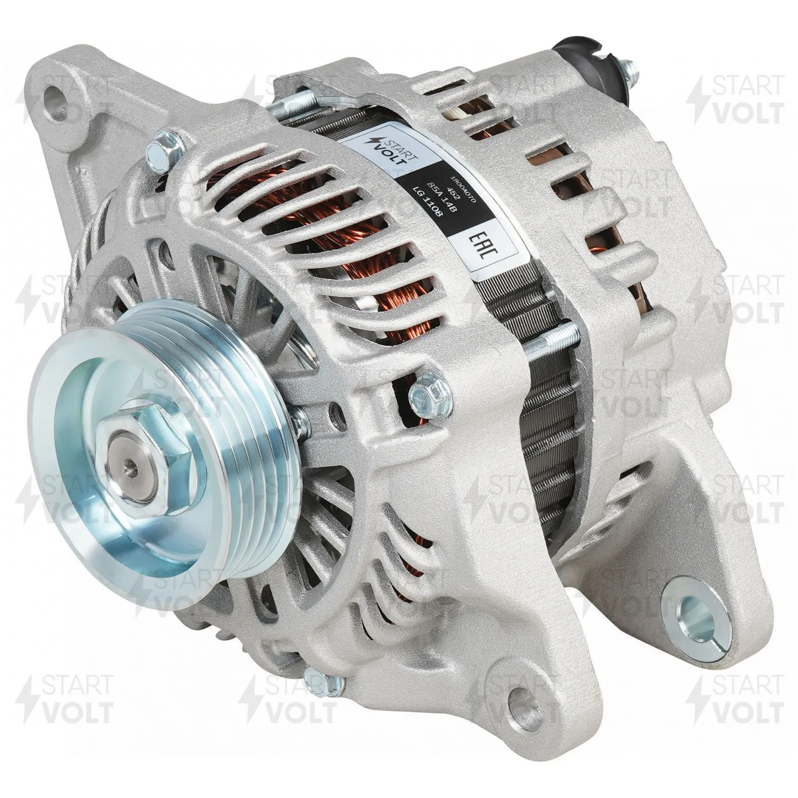 Генератор для а/м Mitsubishi Lancer X (07-) 1.5i/Colt VI (04-) 1.3i/1.5i 85A STARTVOLT LG 1108