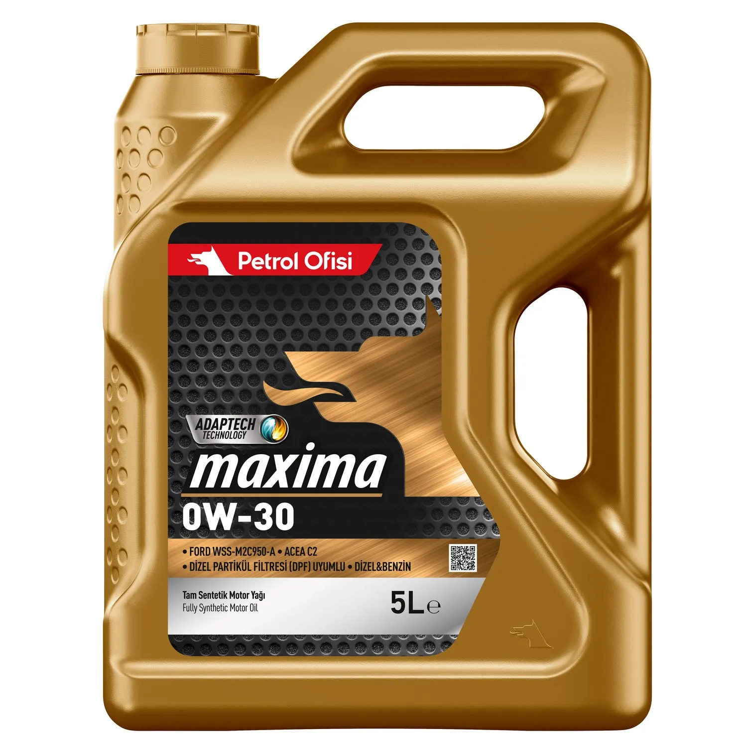 Масло моторное MAXIMA 0W-30 5 л. Petrol Ofisi 400001367