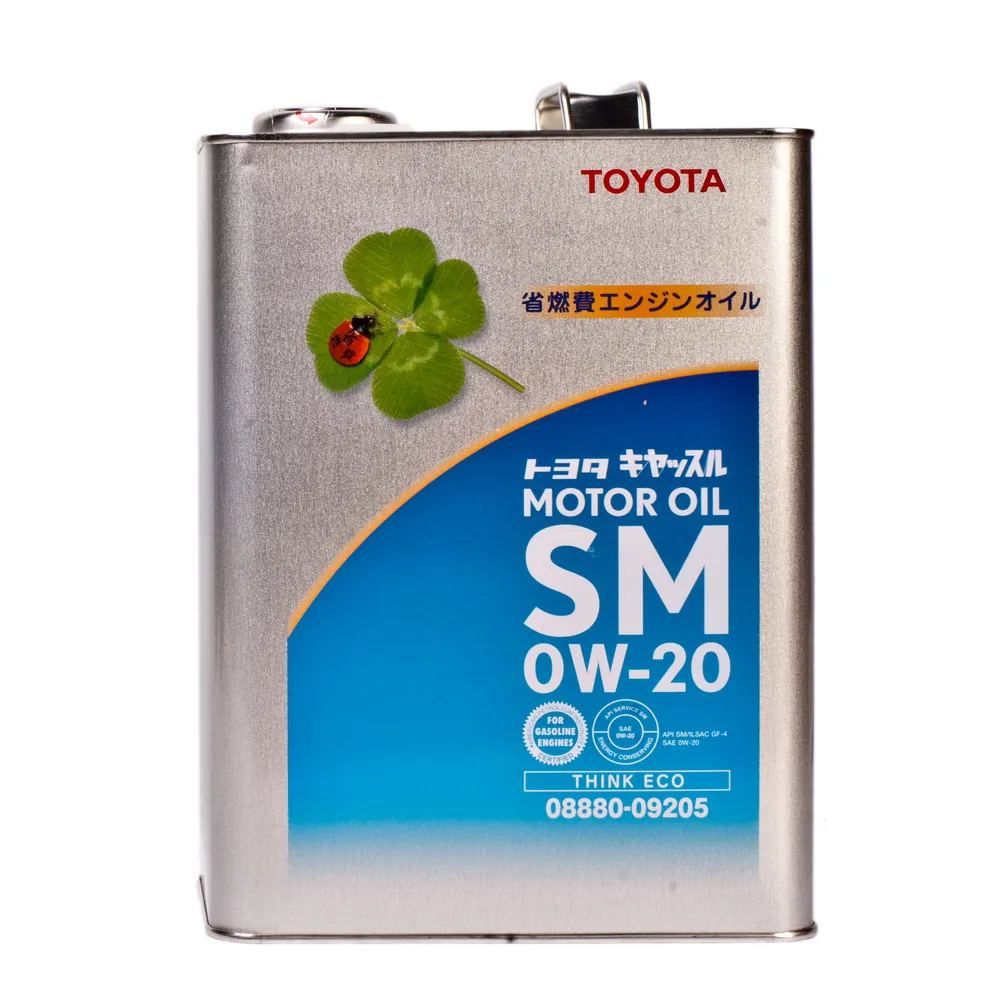 Масло моторное TOYOTA Motor Oil SM 0W-20 4 л 08880-09205