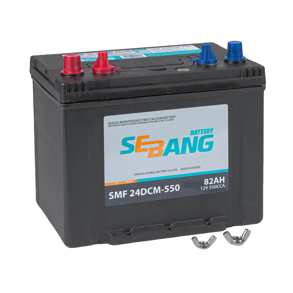 Аккумулятор SEBANG MARINE 82 А/ч прямой L+ 260x175x225 D26 EN 550 А