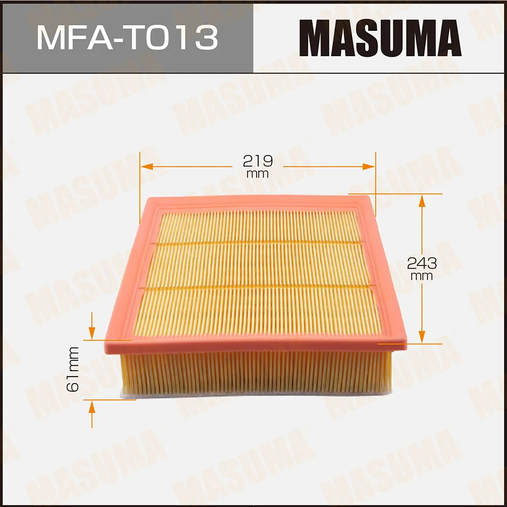Фильтр воздушный TOYOTA AVALON MASUMA MFA-T013