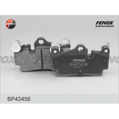 Колодки тормозные дисковые VW TOUAREG 3.2I/4.2I/2.5TDI/5.0TDI 02>, З FENOX BP43456