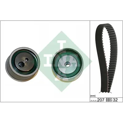 Ремкомплект ГРМ Hyundai/Kia mot.2.5/2.7L V6 98-> /z=207 INA 530 0430 10