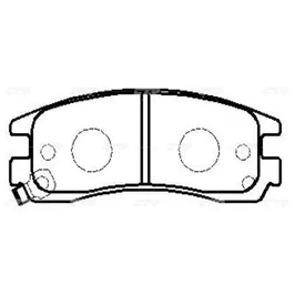 Тормозные колодки CTR CKG-49