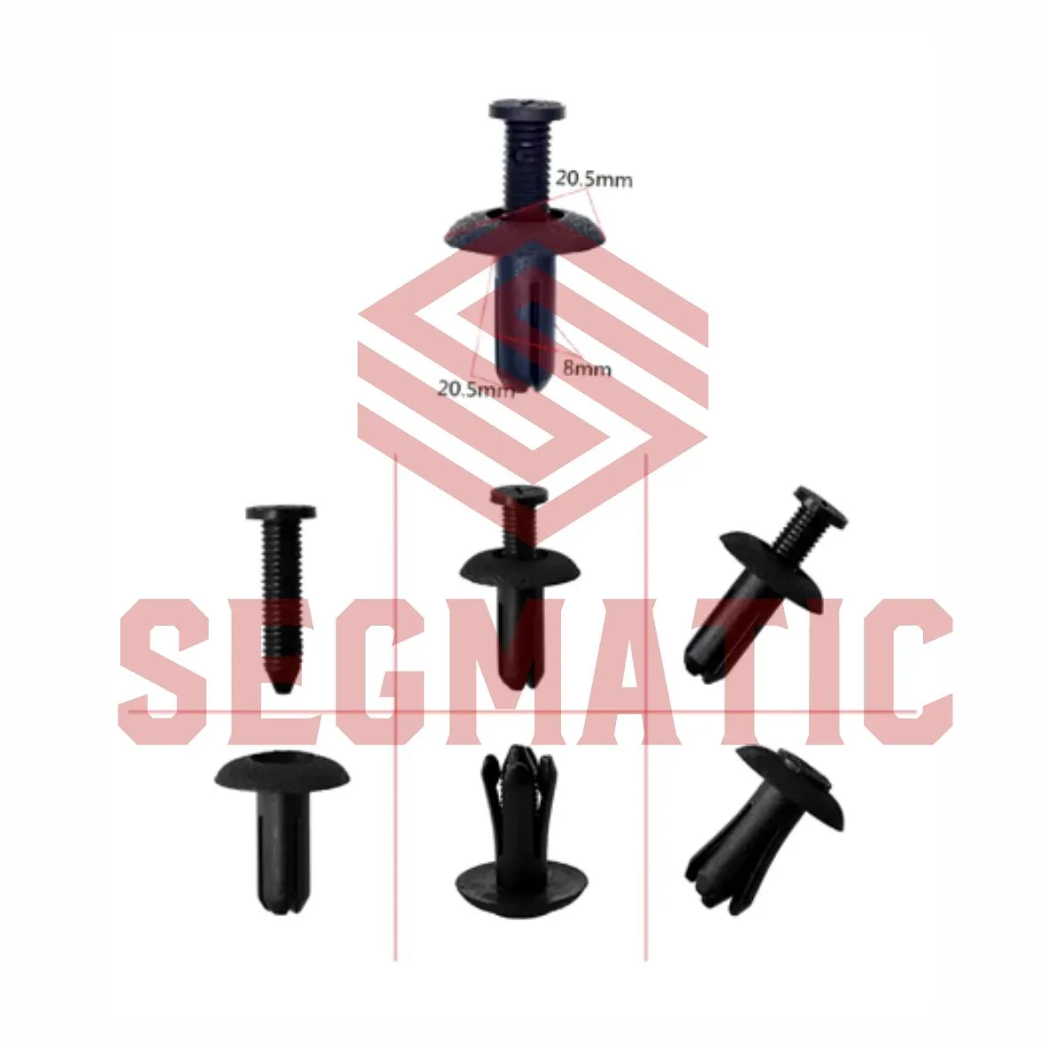 Клипса пластмассовая GENERAL MOTORS SEGMATIC SG70203396