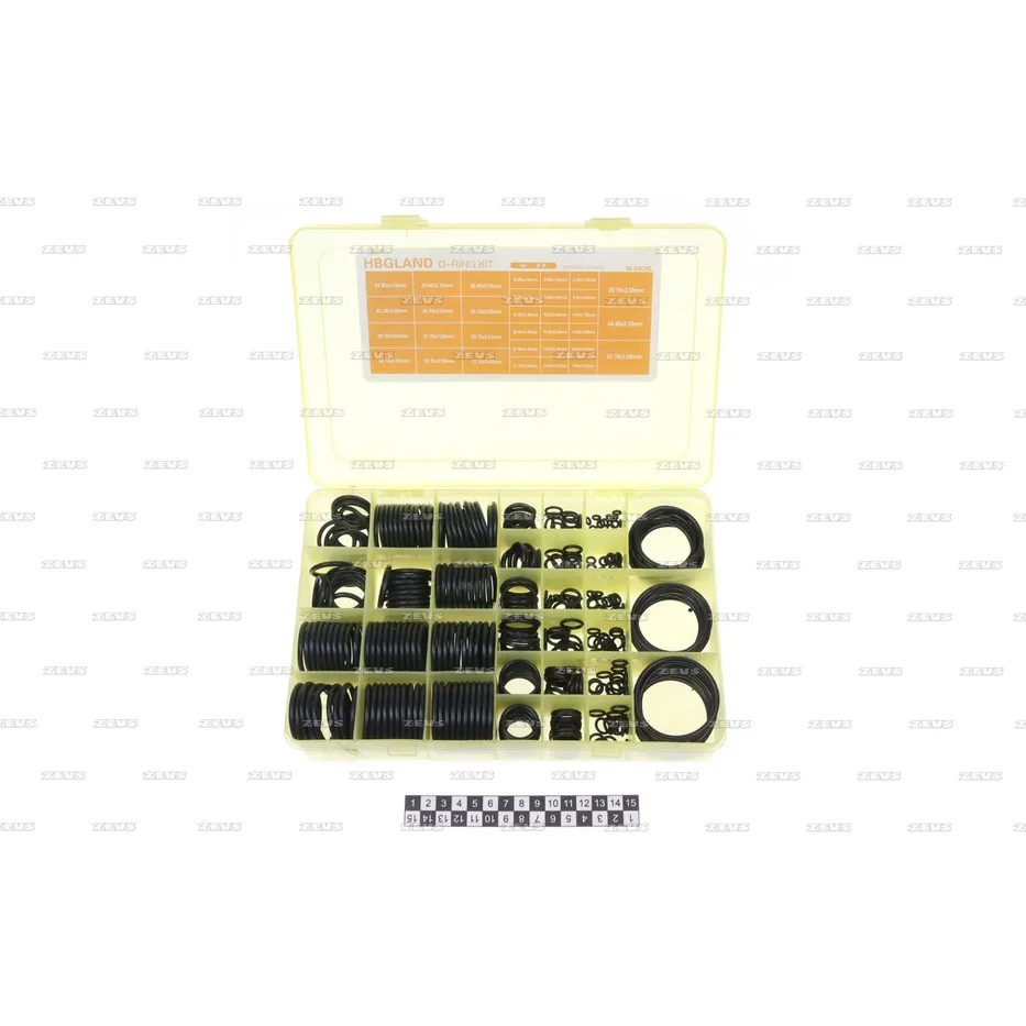 Набор резиновых колец orkit-29 444 шт в наборе ZEVS ORKIT-29