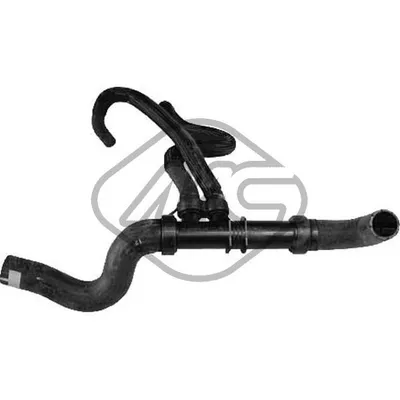 Шланг радиатора REN MEGANE II 2.0DCI M9R 05- Metalcaucho 09575