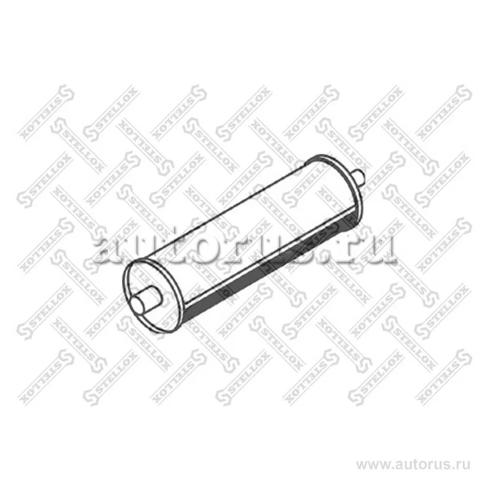 Резонатор(бочка) глушителя Omn MB 811-8 STELLOX 8203030_SX