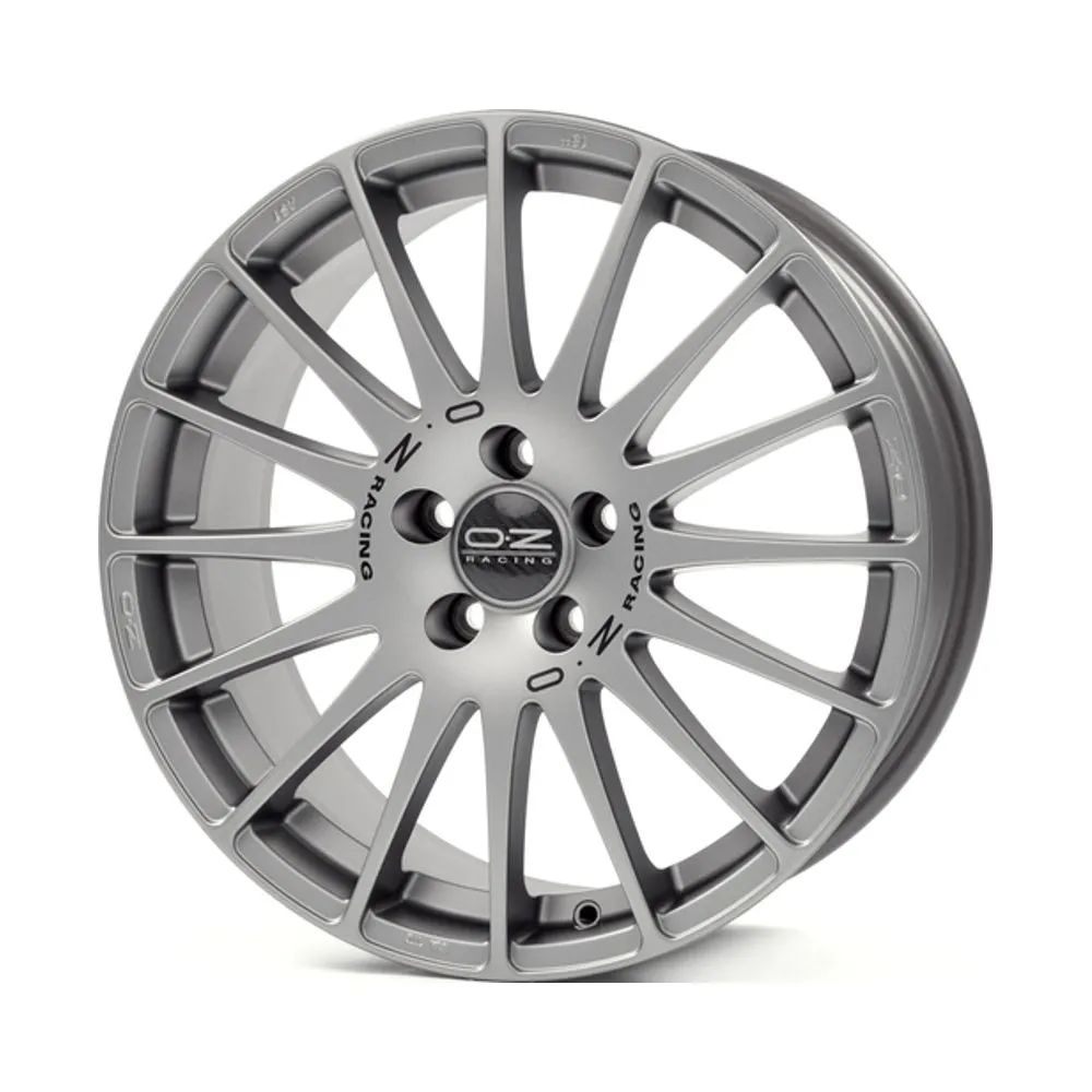 Диск литой R17 7.5J 5x112/75 ET35 OZ Superturismo GT Grigio Corsa Black Lettering W01681200P5