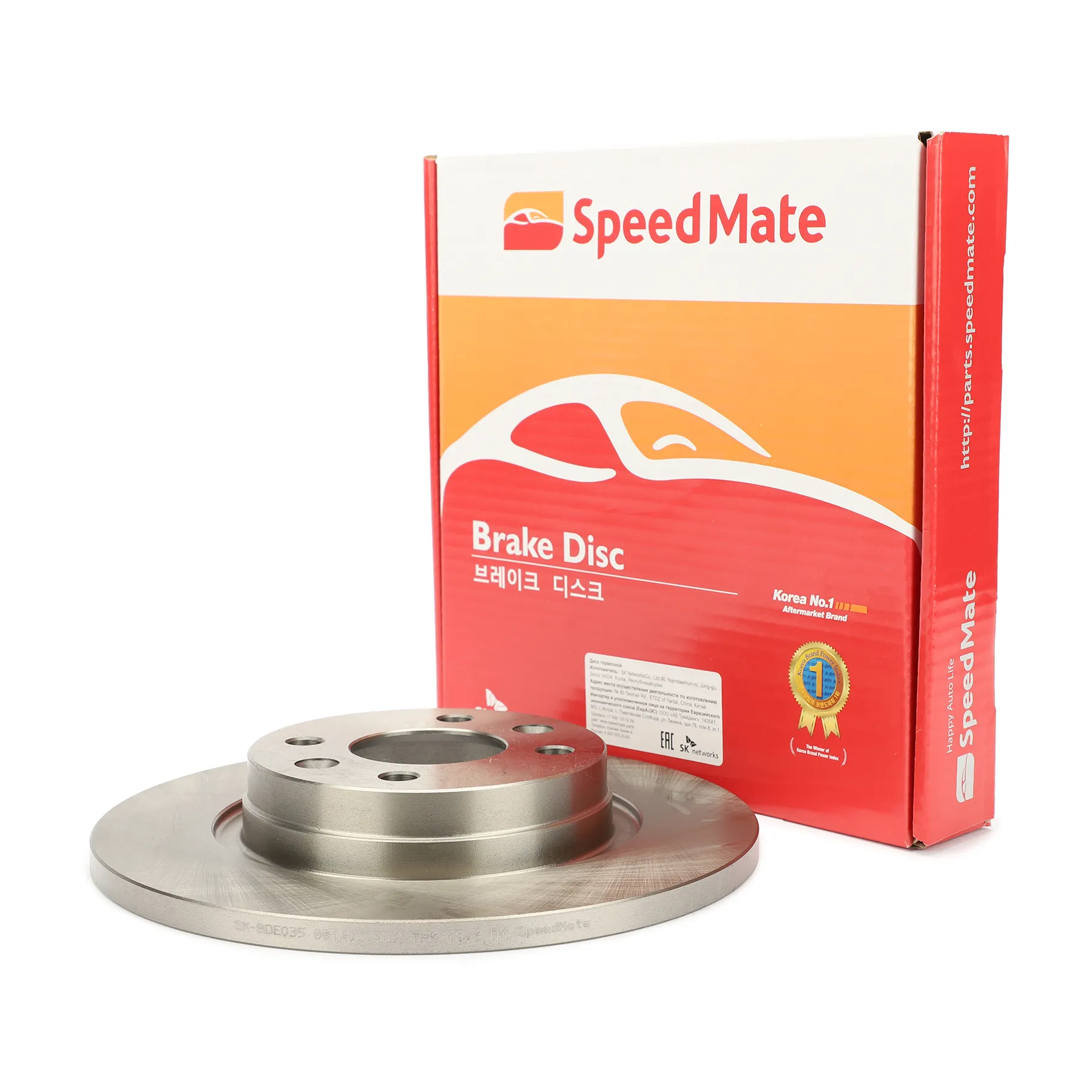 Диск тормозной передний (259MM) RENAULT LOGAN (LS) 2004-2015,SANDERO (BS0) 2007- SPEEDMATE SM-BDE035