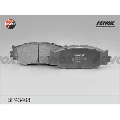 Колодки тормозные дисковые LEXUS IS II 2.5, 2.2D, 05- ПЕРЕДНИЕ FENOX BP43408