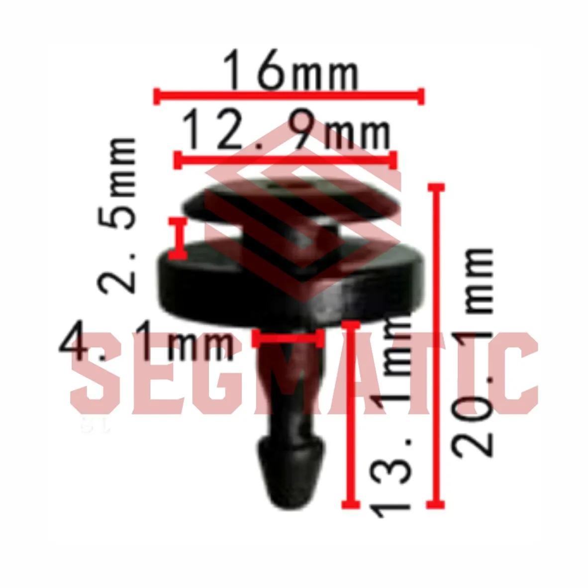 Клипса пластмассовая NISSAN SEGMATIC SG70203267
